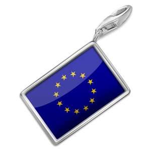  FotoCharms European Union (EU) Flag   Charm with Lobster 