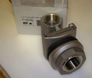 STAINLESS STEEL 1 1/4 PITLESS ADAPTER FOR WATER WELLS  
