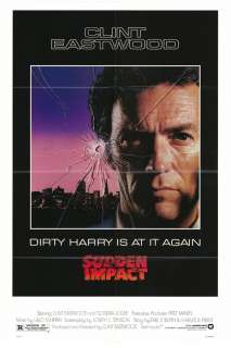 SUDDEN IMPACT MOVIE POSTER FOLDED 27x41 CLINT EASTWOOD  