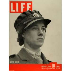   Service Womens Unit WWII Great Britain War   Original Cover Home