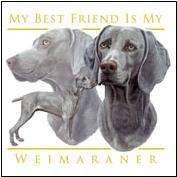 WEIMARANER DOGS 6 inch Fabric Squares to Quilt & Sew  