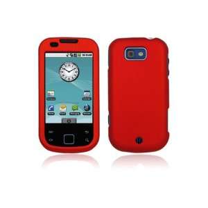  Samsung R880 Acclaim Rubberized Shield Hard Case   Red 