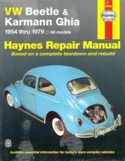 Haynes VW Beetle & Karmann Ghia 1954 79 Shop Manual  