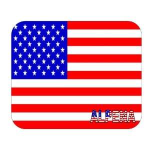  US Flag   Alpena, Michigan (MI) Mouse Pad 