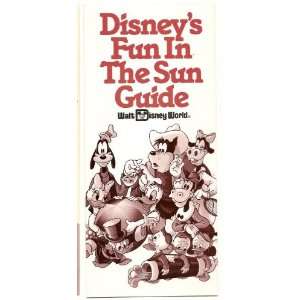  1987 walt Disney WOrld Fun In The Sun Guide brochure 