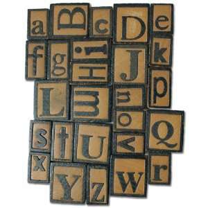   Collection   Altered Art   Letter Press Set   Alphabet