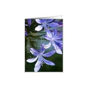   walking me down the aisle Agapanthus blossoms Card Health & Personal