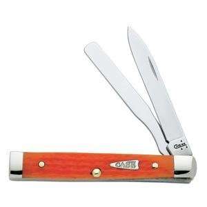  Case Cutlery Baby Doc 2 Blade Knife with Tangerine Bone 