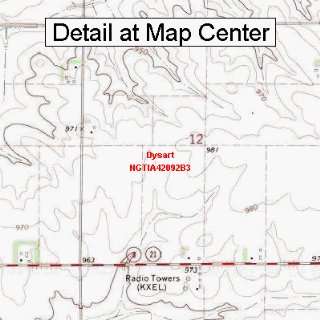   Quadrangle Map   Dysart, Iowa (Folded/Waterproof)