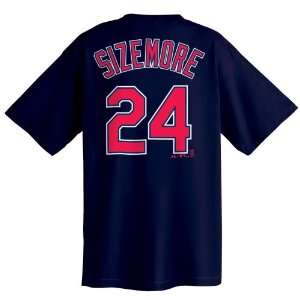  Grady Sizemore Cleveland Indians Big & Tall Name & Number 