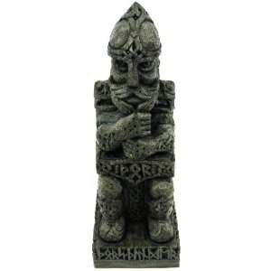  Norse God Thor Stone Finish Statue Thunder Pagan