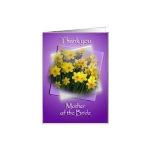 Mother of the Bride Thank You   Daffodils Card Health 