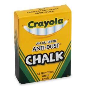 Nasco   Chalk, White, box of 12, Anti Dust®  Industrial 