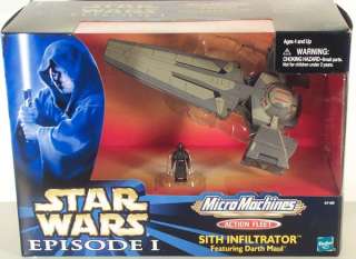 Star Wars Episode 1 Action Fleet Sith Infiltrator MIMB