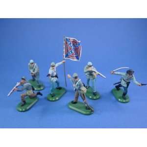  Britains Deetail Civil War Toy Soldiers Confederates 28th 
