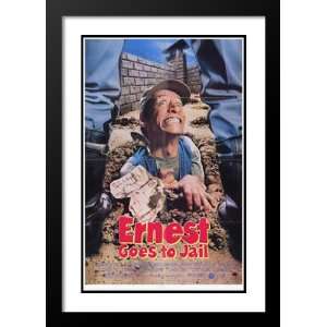  Ernest Goes to Jail 32x45 Framed and Double Matted Movie 