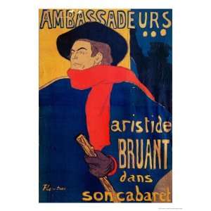  Aristide Bruant, Singer and Composer, at Les Ambassadeurs 