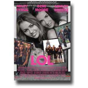  LOL   Miley Cyrus Poster   2012 Movie Flyer 11 X 17   Main 