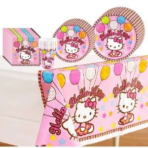  Hello Kitty Deluxe Party Supplies Pack Including Plates 