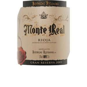  2001 Bodegas Riojanas Monte Real Gran Reserva Rioja 