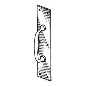  Pull Plate   Stainless Steel 4 X 16