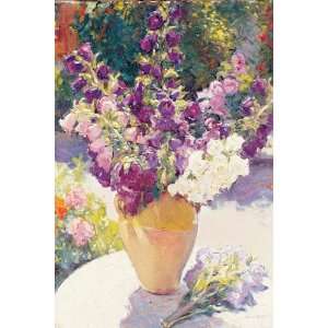  Edward Noott 24W by 36H  Flower Vase CANVAS Edge #1 3/4 black 