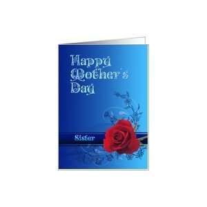  Red Rose Mothers Day card, sister Card Health & Personal 