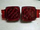 submersible over 80 led square trailer tail lights stu location 