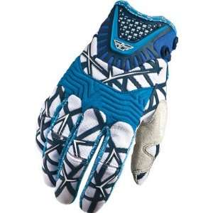  2011 FLY RACING EVOLUTION GLOVES (X LARGE) (BLUE/WHITE 