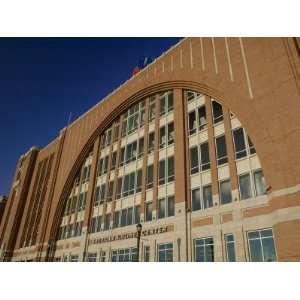 Low Angle View of a Stadium, American Airlines Center, Dallas, Texas 