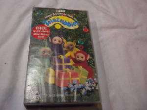 vintage   VHS   Happy Christams From the   TELETUBBIES  