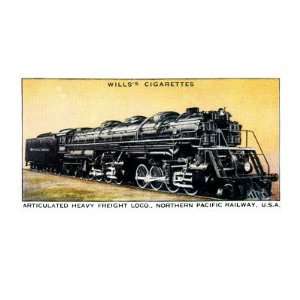 American Freight Locomotive Premium Giclee Poster Print, 12x16