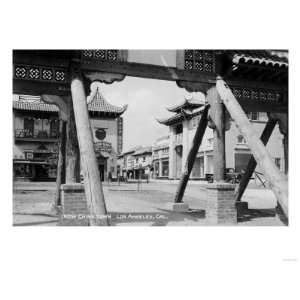 Los Angeles, CA New Chinatown Street Scene Photograph   Los Angeles 