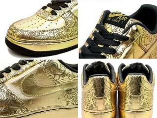 NIKE AIR FORCE 1 LOW CLOSING CEREMONY Beijing Olympics Gold Black new 