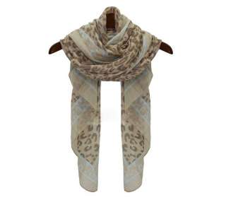 V3458 Womens Fashion Leopard Soft Shawl Scarf Wrap Long Stole  