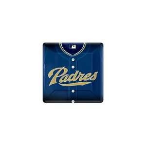  San Diego Padres 10 Square Plates Health & Personal 