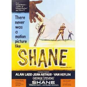  Shane (1966) 27 x 40 Movie Poster Style A
