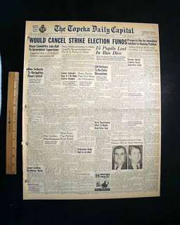 LAKE CHELAN Washington School Bus Crash 1945 Newspaper  