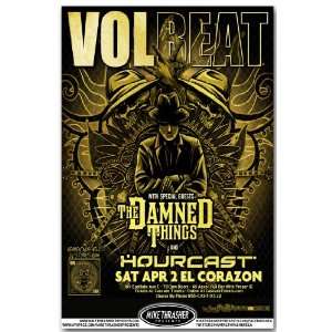  Volbeat Poster   Concert Flyer
