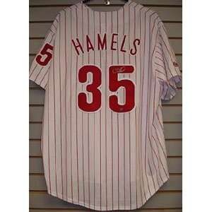 Cole Hamels Signed Jersey   Replica