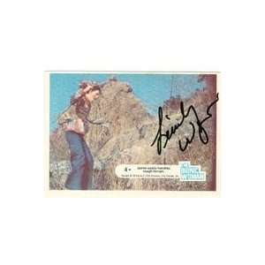   Lindsey Wagner autographed trading card Bionic Woman 