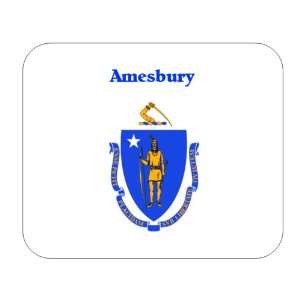  US State Flag   Amesbury, Massachusetts (MA) Mouse Pad 