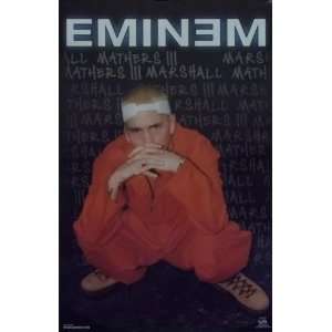 Eminem 23x35 Marshall Mathers Poster 2000 Slim Shady Orange Jumpsuit