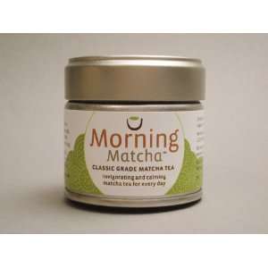 Morning Matcha Classic Grade Matcha Tea 30g tin  Grocery 