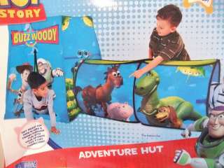 Disneys Pixar Toy Story Adventure Play Hut Tent w/ Crawl Tunnel Woody 