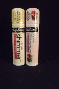 Tubes Chap Stick True Shimmer Lip Balm Botanical Berry Radiant Shine 