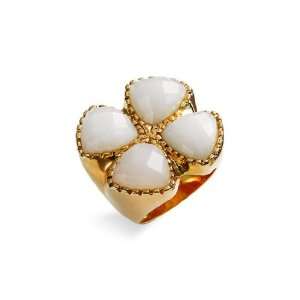  Ariella Collection Clover Cats Eye Ring Jewelry