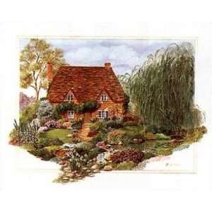  Gloria Eriksen   Cottage By The Pond Canvas