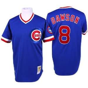  Chicago Cubs Authentic 1987 Andre Dawson Road Jersey 
