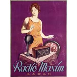 Otto Ernst   Radio Maxim Giclee on acid free paper